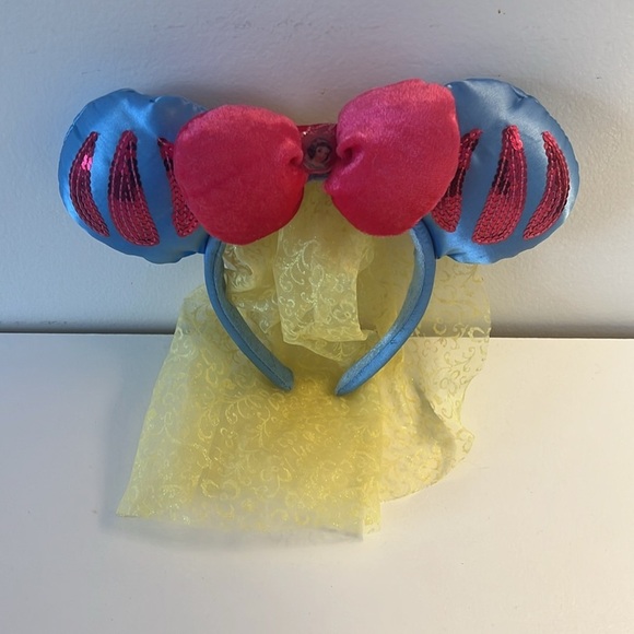 Disney Princess Snow White Headband with Pink and Blue Ears - Picture 2 of 3